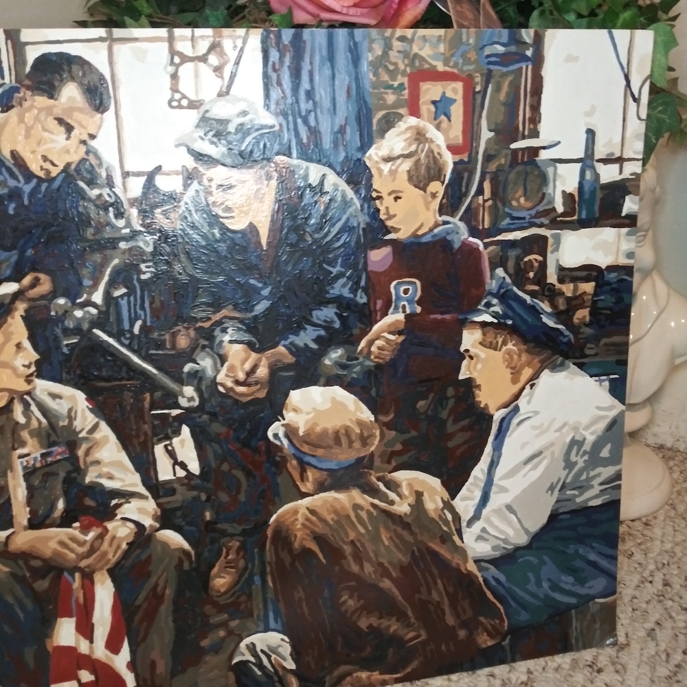 Paint By Numbers Marine Homecoming Painting - Picture 3 of 7